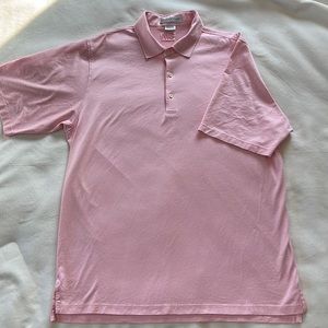 Pink men’s golf shirt sz XXL